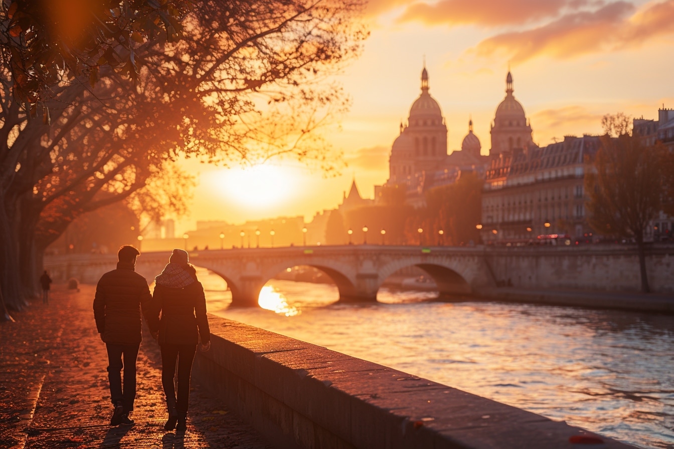 Les meilleures balades romantiques à Paris pour un week-end