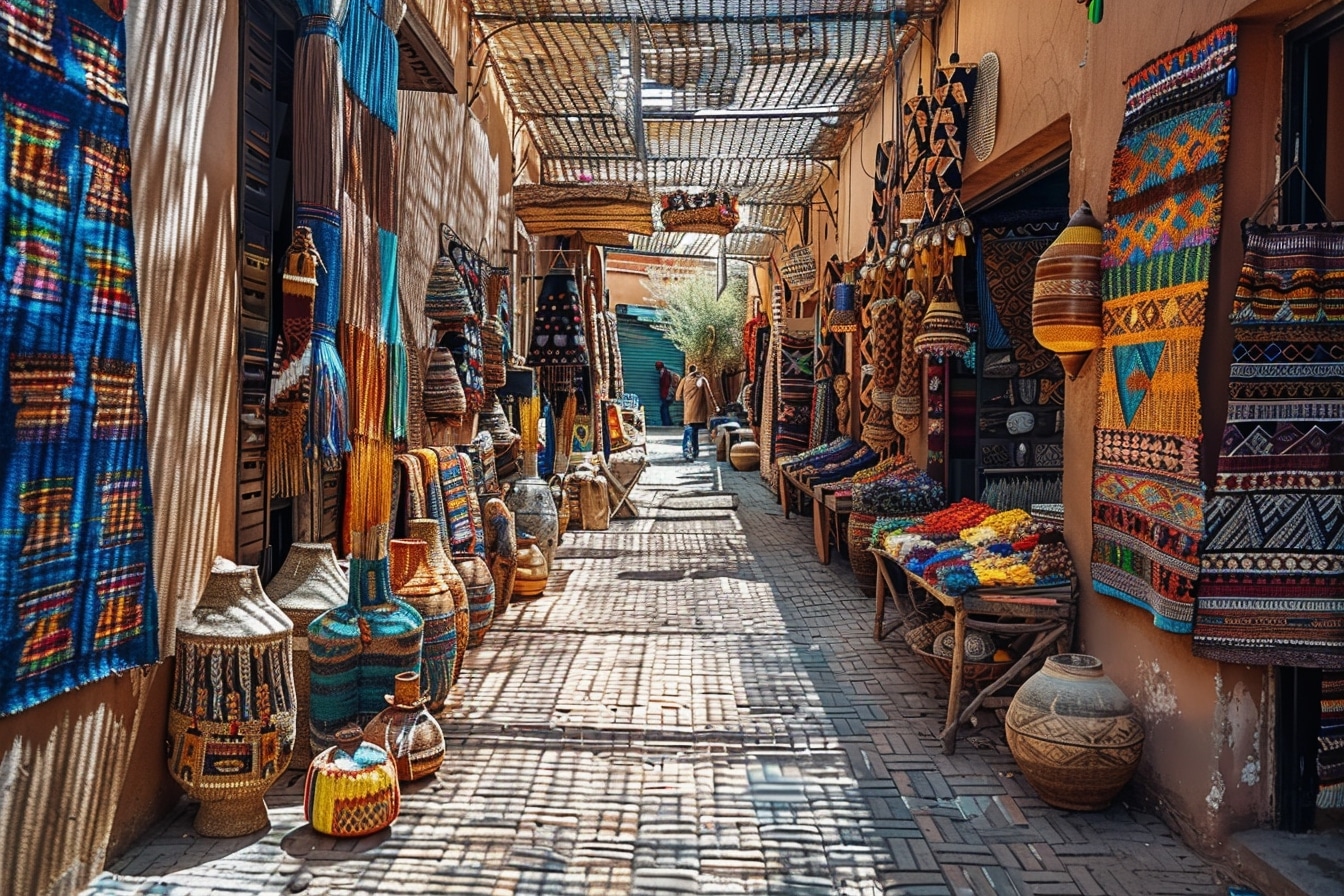 Shopping d&rsquo;artisanat local à Marrakech